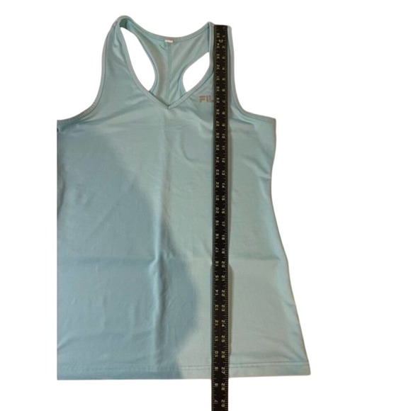 FILA Athletic Razorback Tank Top Seafoam Green Workout Exercise Athleisure - Picture 5 of 6